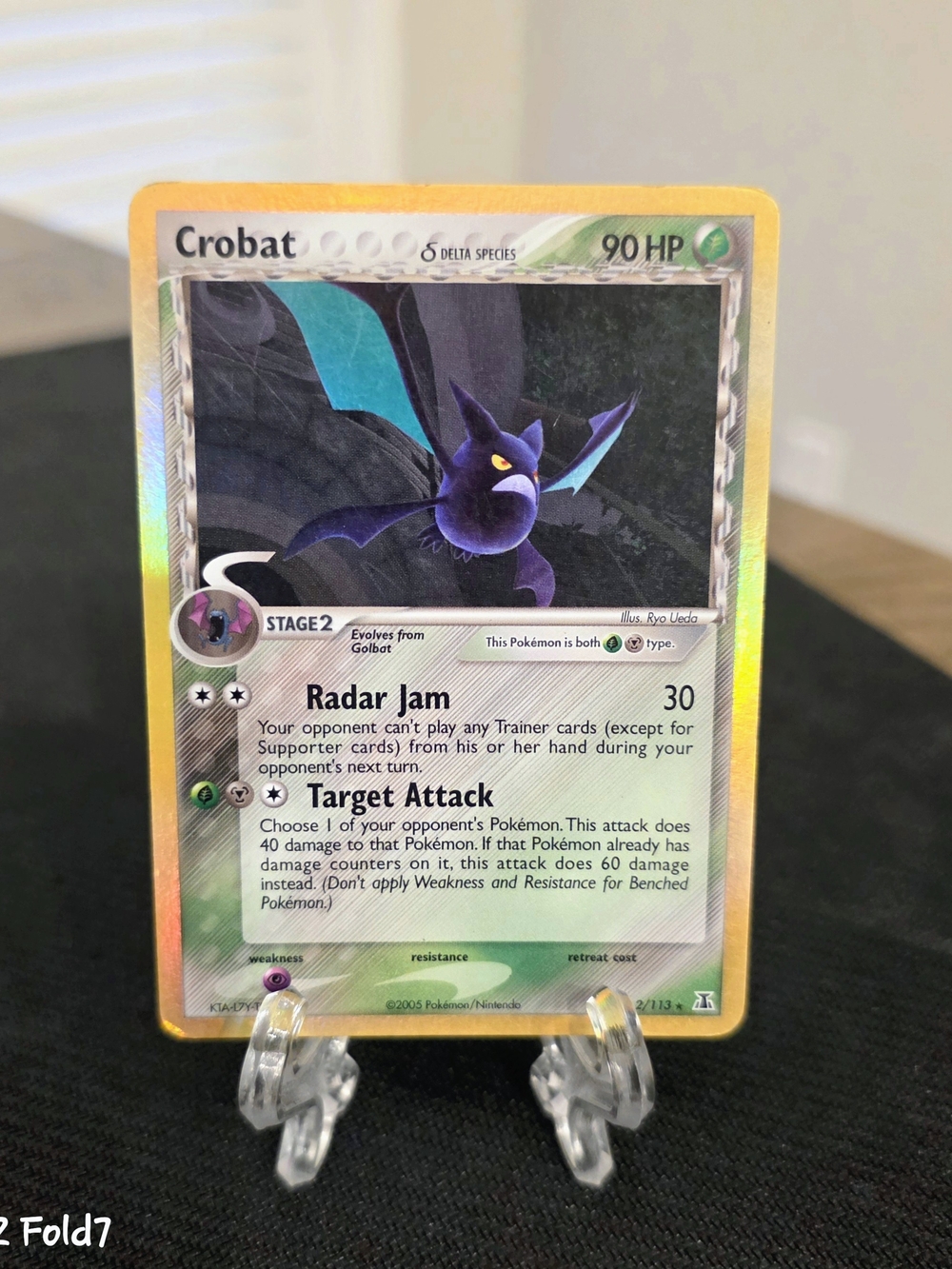 05' Pokemon Crobat (Delta Species) Holo-Rare #2/113